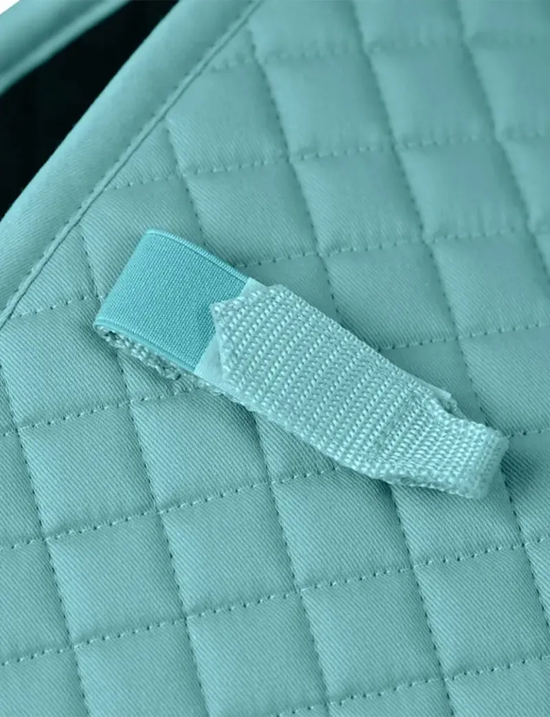 WeatherBeeta Prime Air-Tec Jump Shaped Saddle Pad - Light Aqua-2