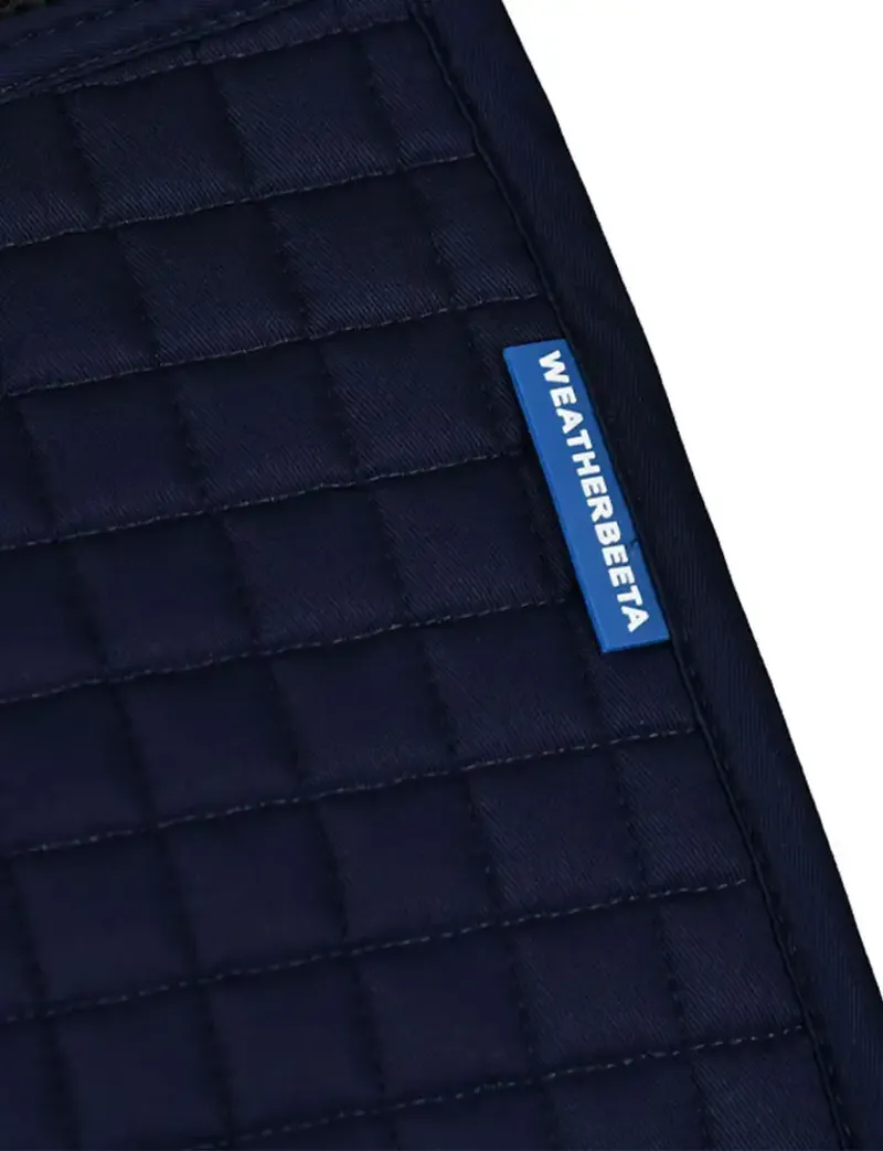 WeatherBeeta Prime Air-Tec Jump Shaped Saddle Pad - Navy-4