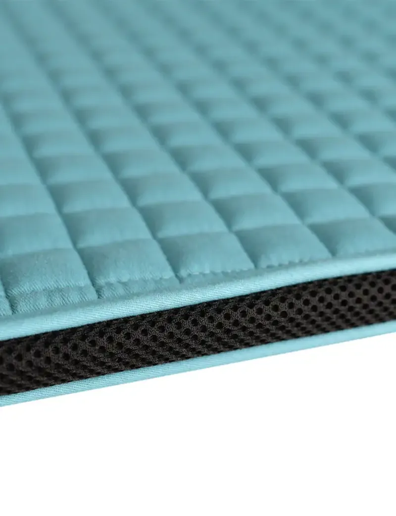 WeatherBeeta Prime Air-Tec Jump Shaped Saddle Pad - Light Aqua-4