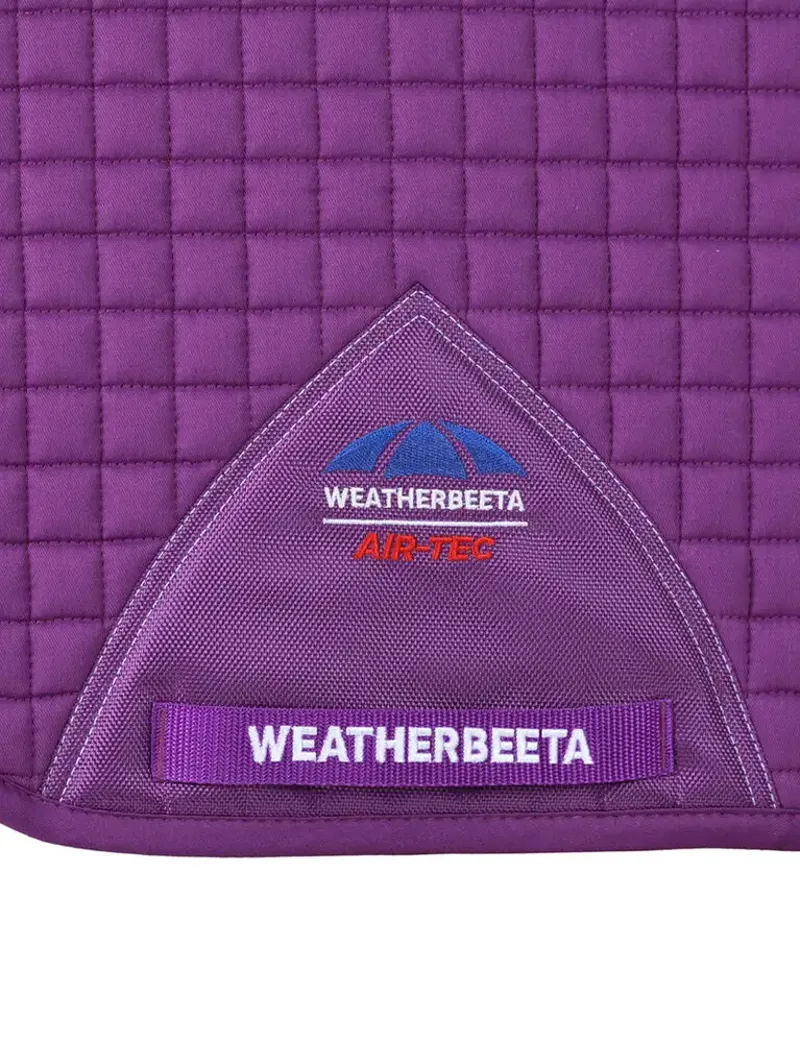 WeatherBeeta Prime Air-Tec Dressage Saddle Pad - Violet-2