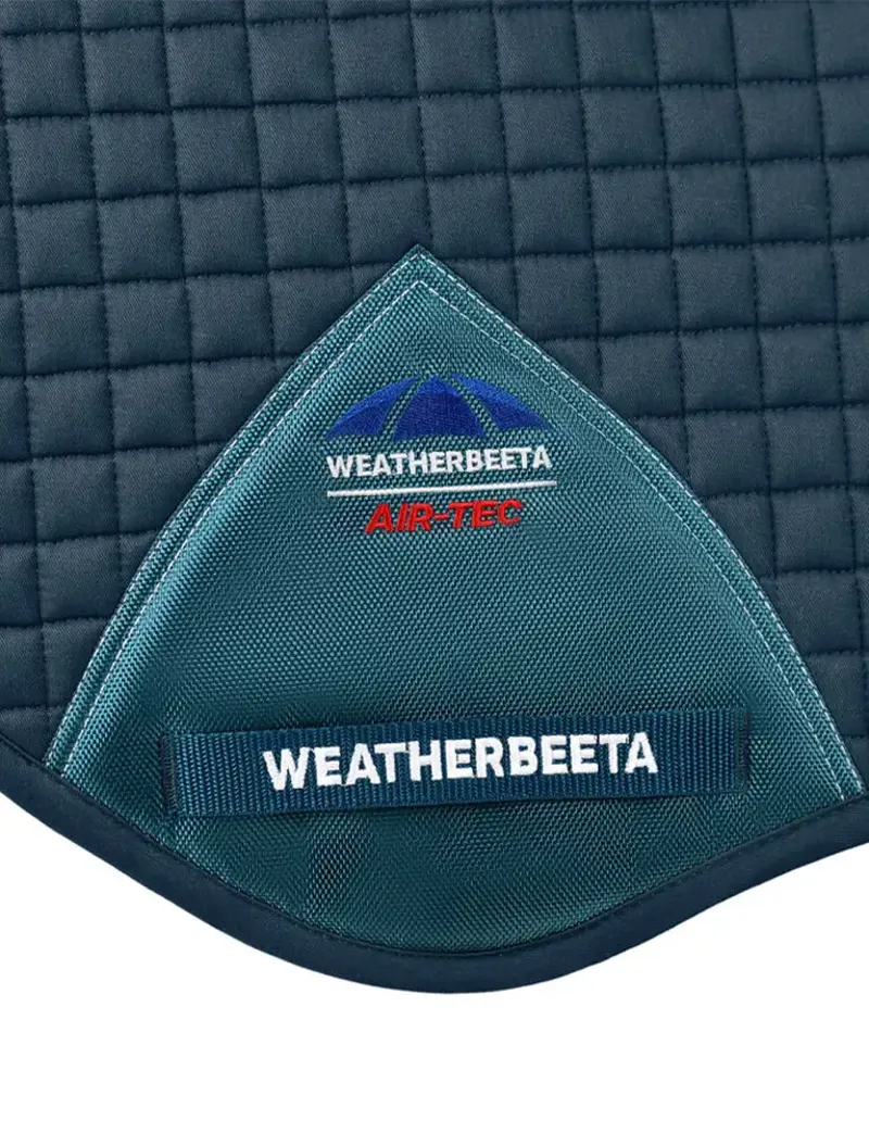 WeatherBeeta Prime Air-Tec Jump Shaped Saddle Pad - Midnight Teal-1