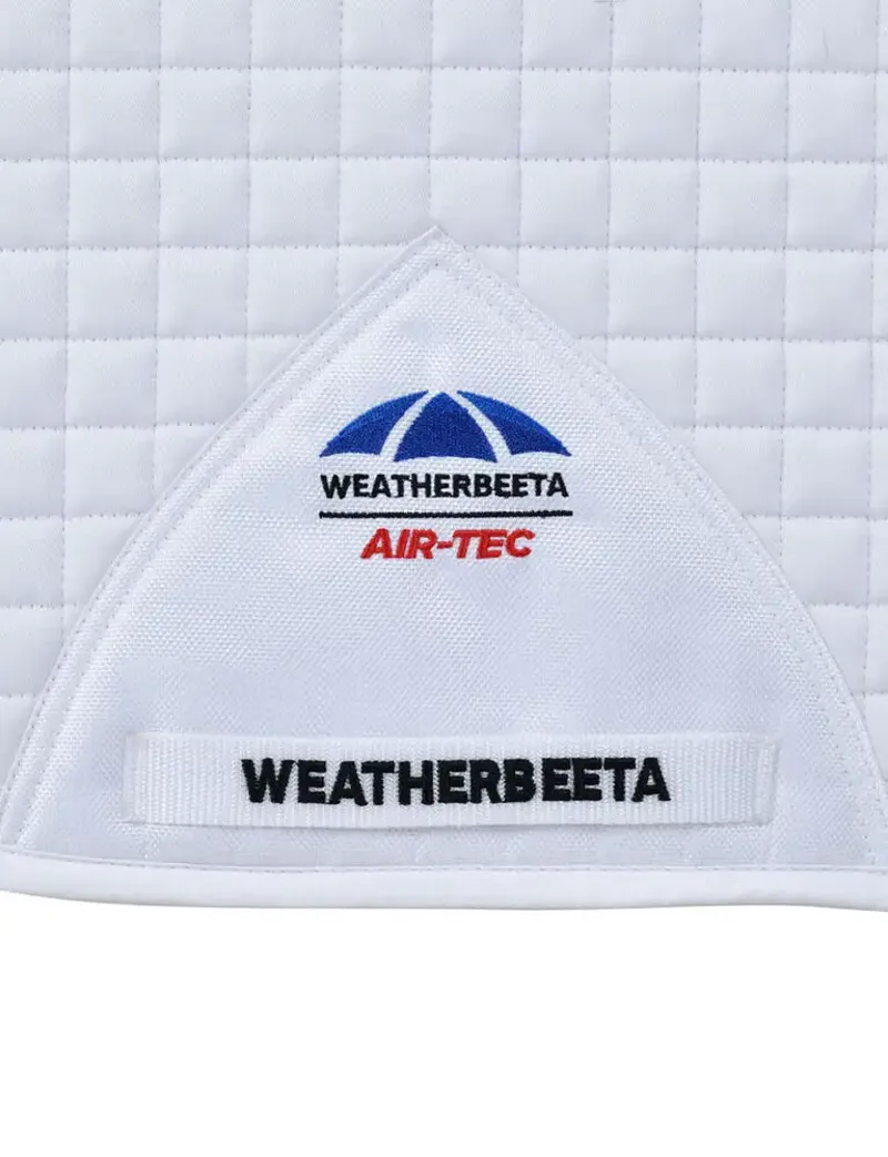 WeatherBeeta Prime Air-Tec Dressage Saddle Pad - White-1