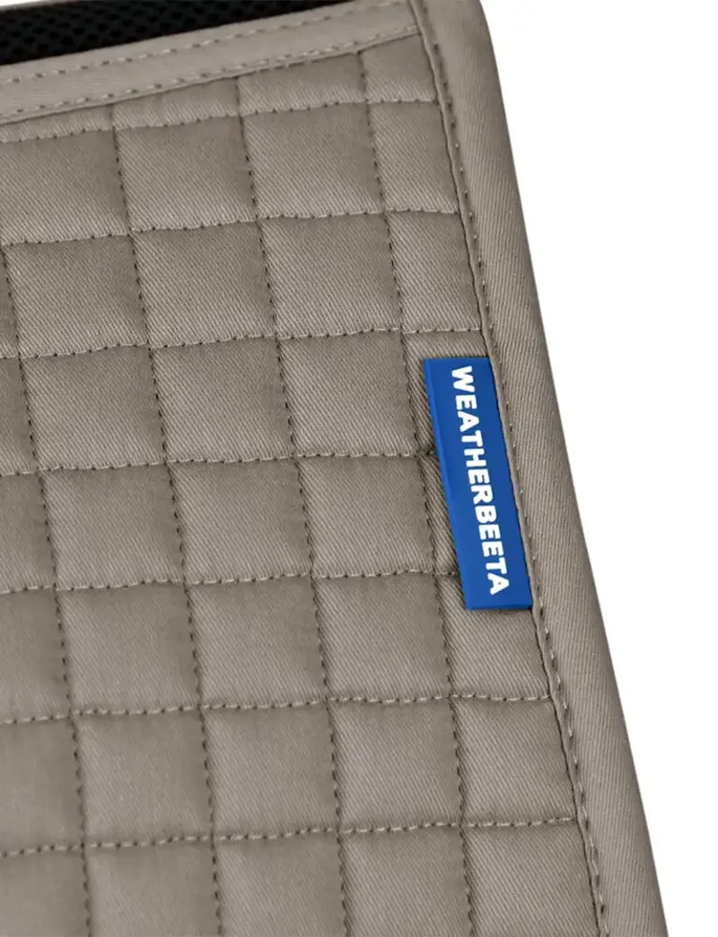 WeatherBeeta Prime Air-Tec Dressage Saddle Pad - Natural Clay-3