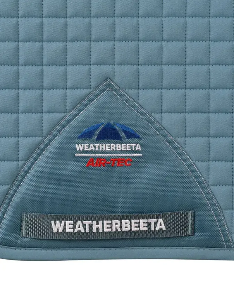 WeatherBeeta Prime Air-Tec Dressage Saddle Pad - Washed Denim-2