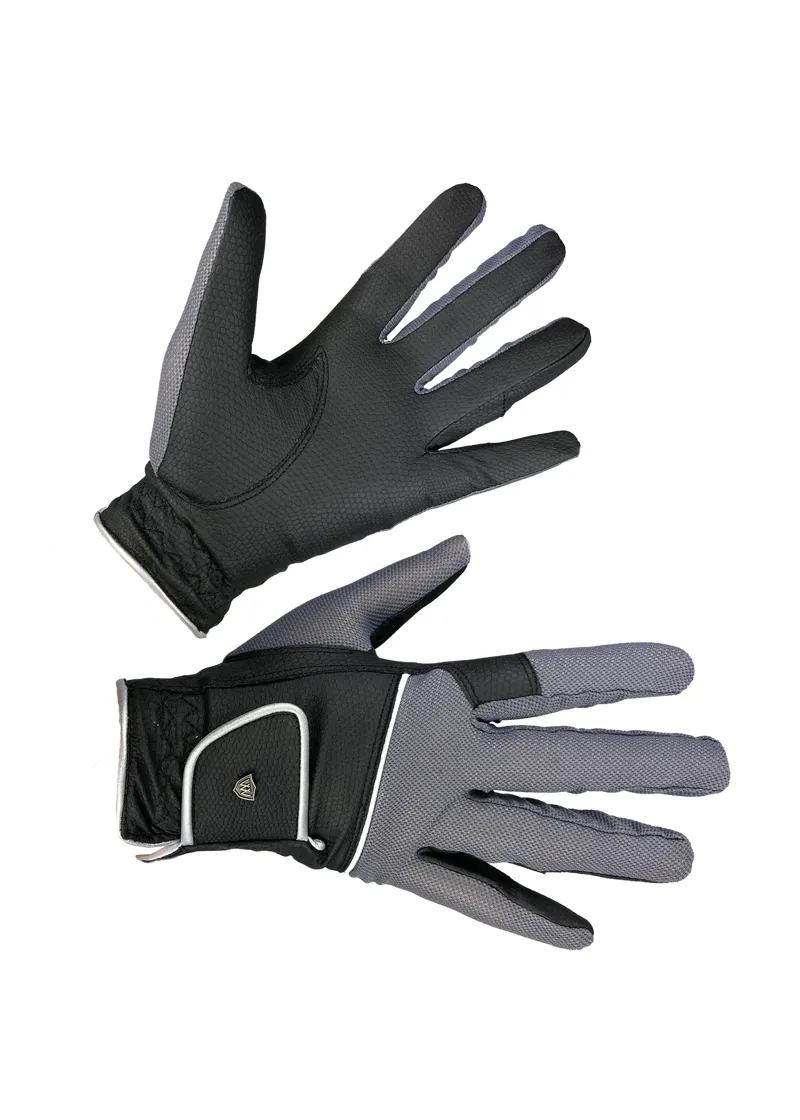 Woof Wear Vision Riding Glove - Brushed Steel