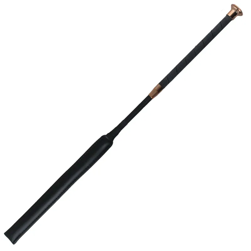 Woof Wear Pro Showjumping Bat - Black/Rose Gold