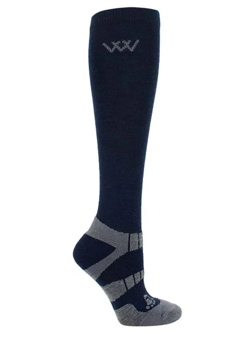 Woof Wear Winter Riding Sock - Navy