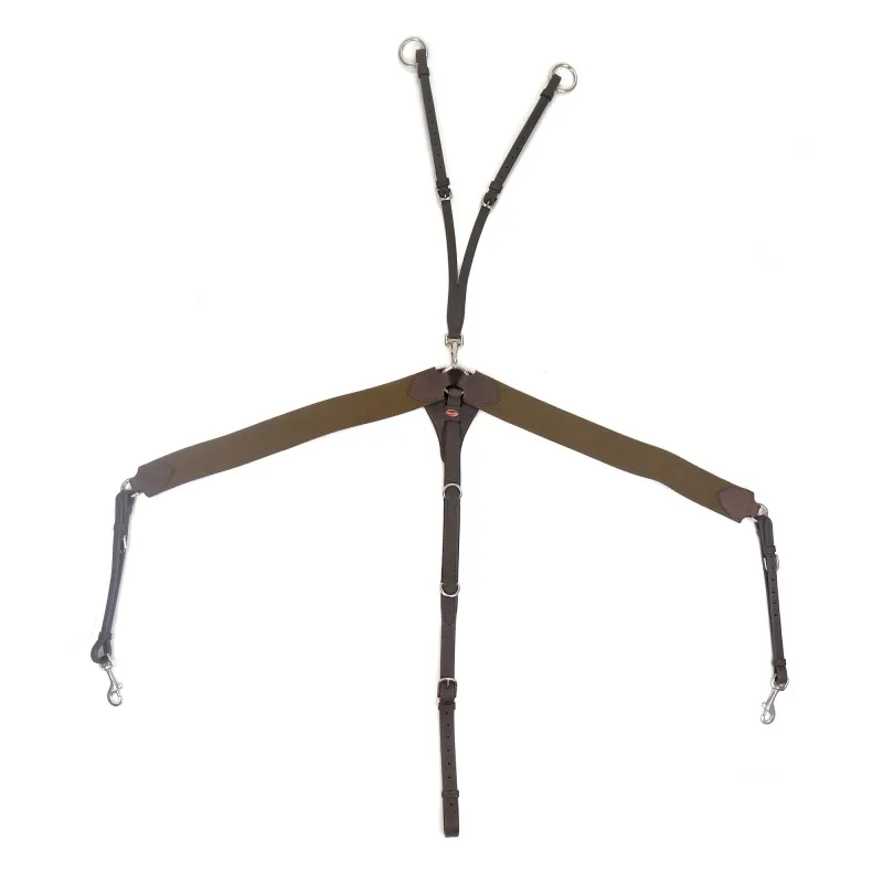 Whitaker Ready to Ride Elasticated Breastplate - Brown