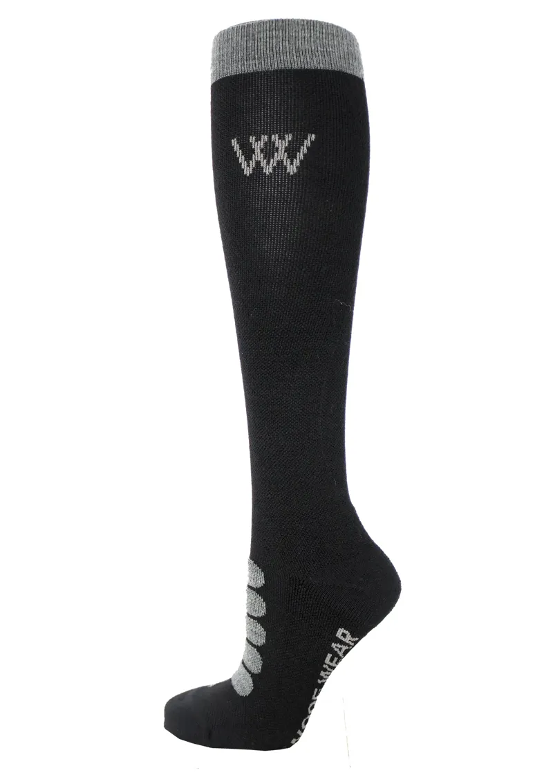 Woof Wear Long Winter Tech Riding Sock - Black