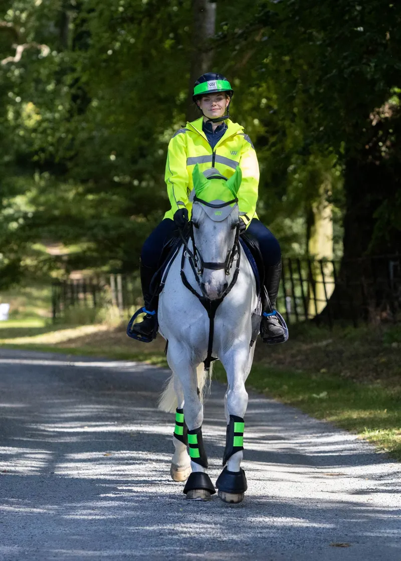 Woof Wear Reflective Club Boot - Hi Vis Lime-1
