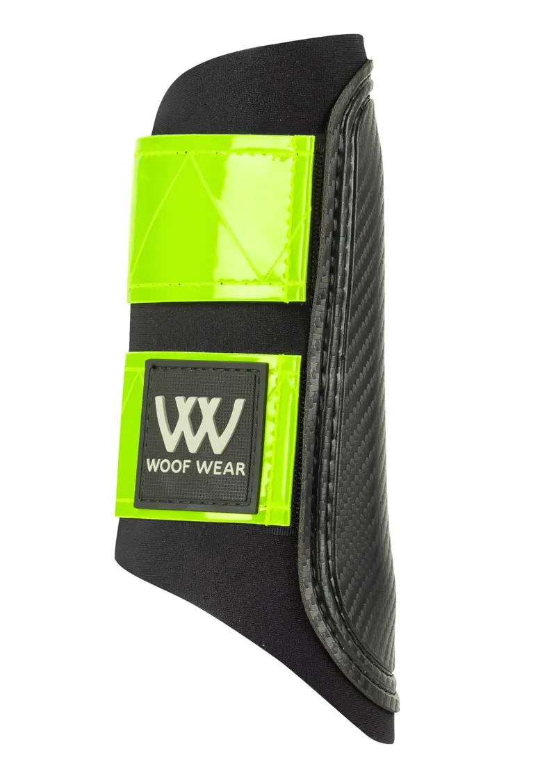 Woof Wear Reflective Club Boot - Hi Vis Lime