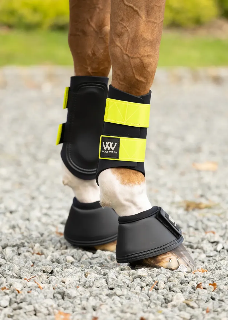 Woof Wear Reflective Club Boot - Hi Vis Yellow-1