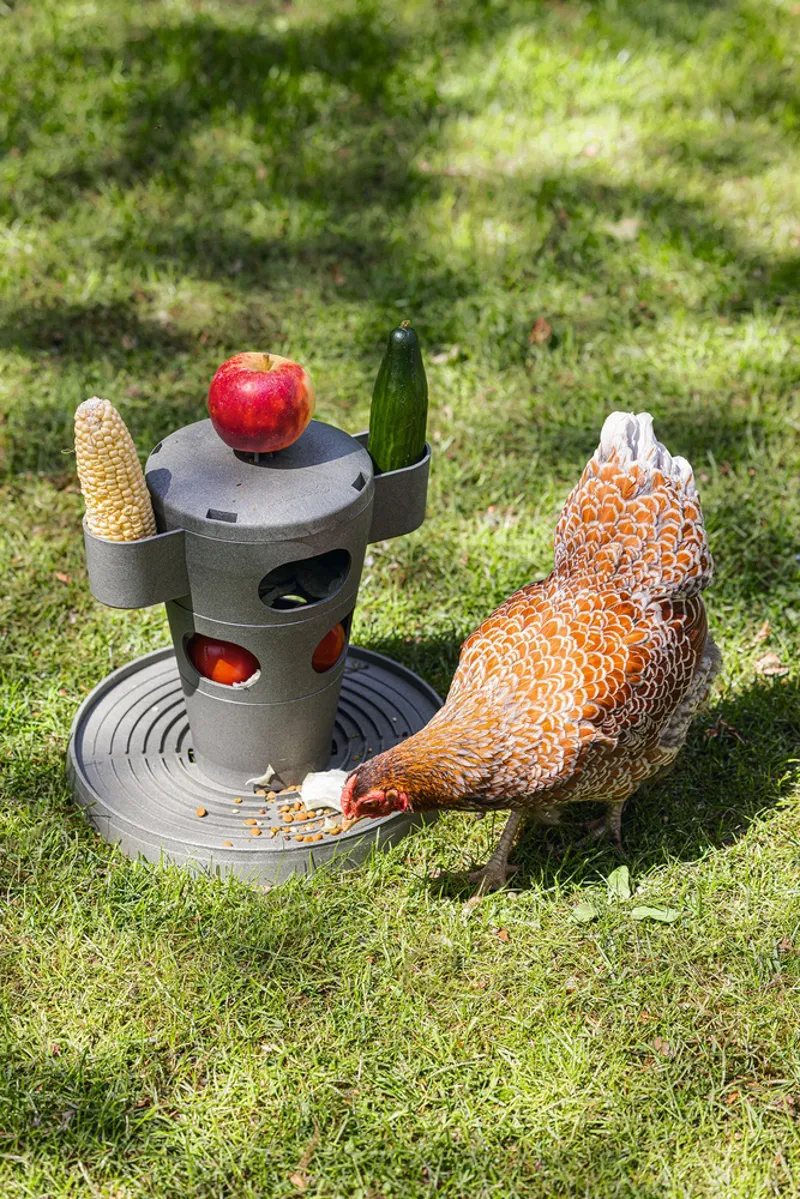 Gaun Snak/Feed Tower For Chickens - 100% Recycled Plastic -7