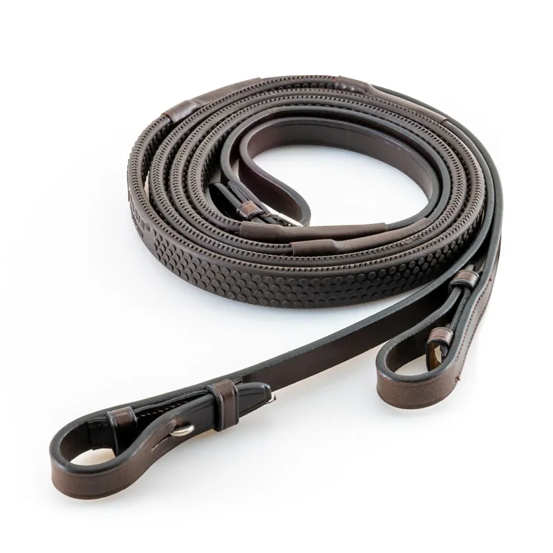 Country Direct Ultra Flex Grip Reins - Havana