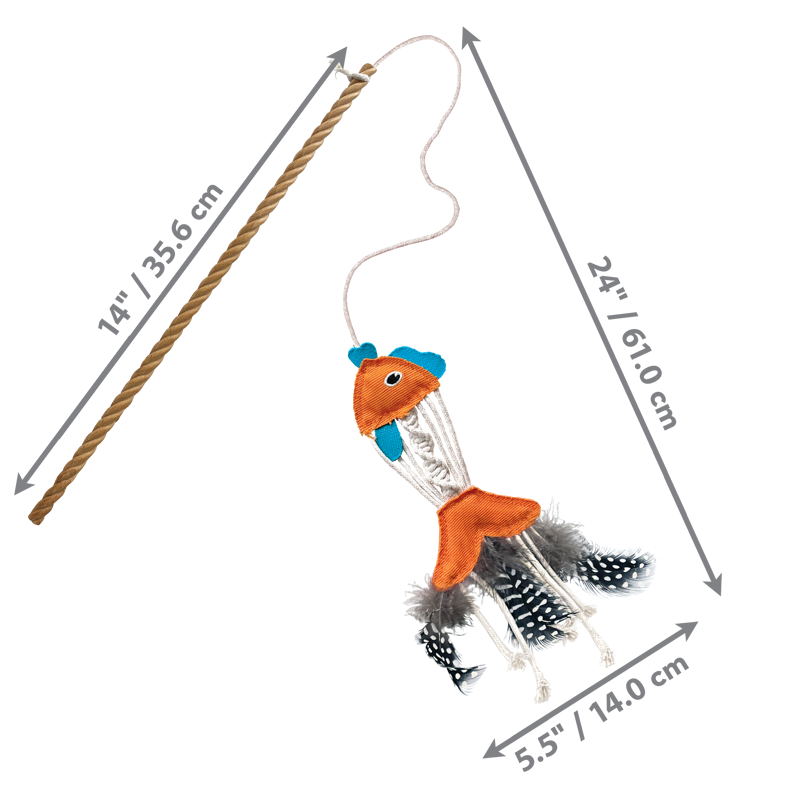 KONG Cat Naturals Teaser Fish -1