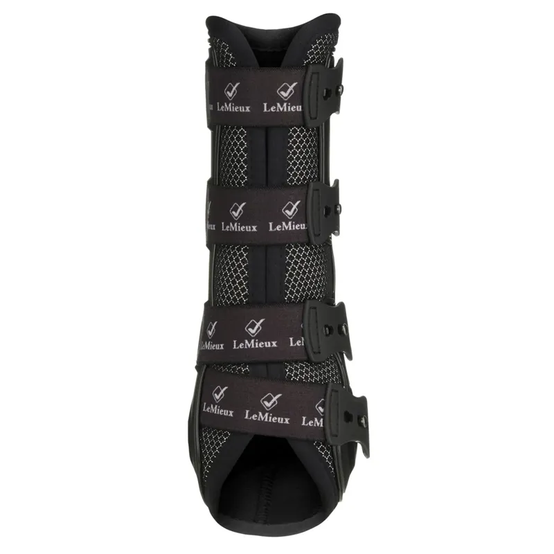 LeMieux Ultra Mesh Snug Hind Boots - Black Medium-2