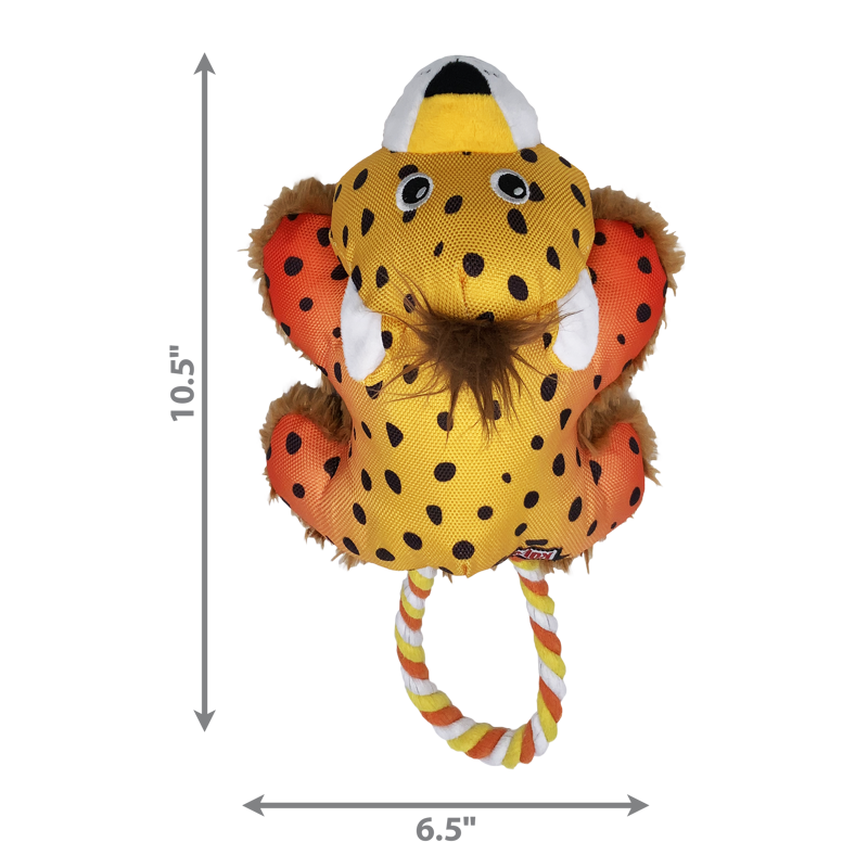 KONG Cozie Tuggz Cheetah - Small/ Medium -1