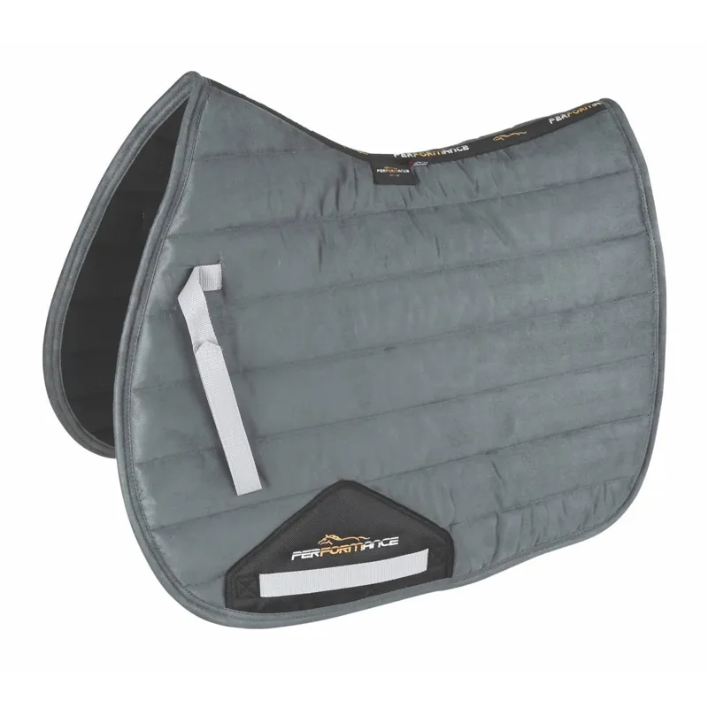 Shires ARMA High Wither Suede Comfort Pad - Grey