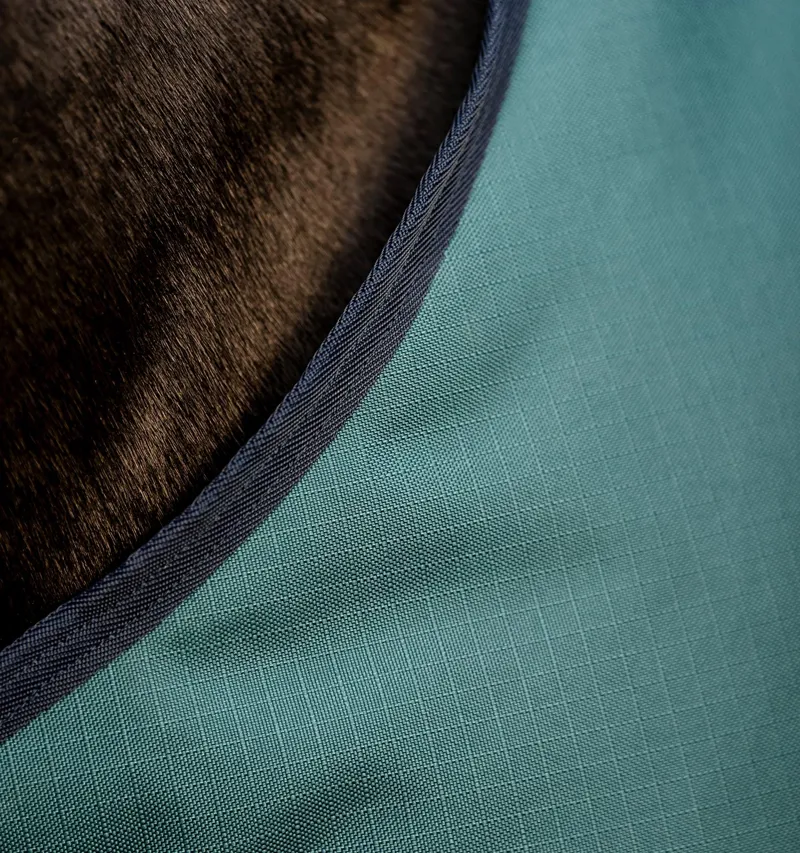 Horseware Amigo Ripstop 900D 50g Fleece Lined Turnout Rug - Dynasty Green-7