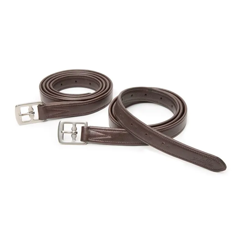 Shires Velociti GARA Wrapped Stirrup Leathers - Australian Nut-1