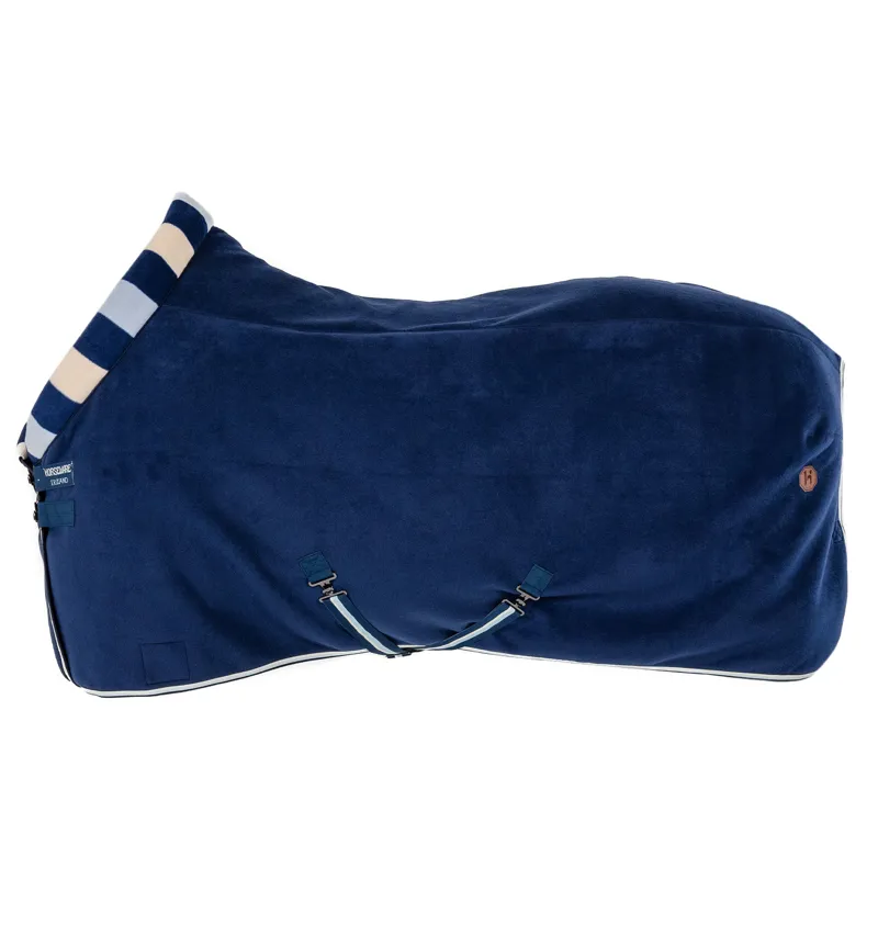 Horseware Ireland Newmarket Cosy Fleece Cooler Rug - Witney Navy-1