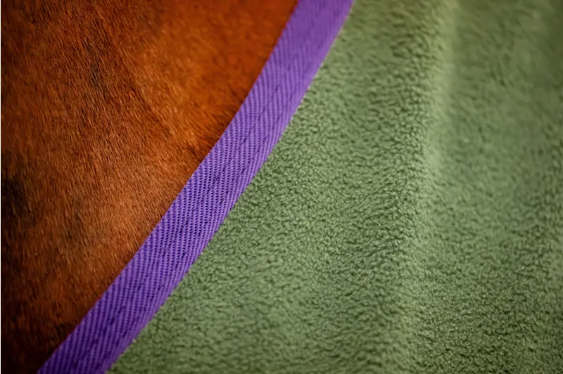 Horseware Amigo Fleece Cooler Rug - Bramble/Winterberry-4