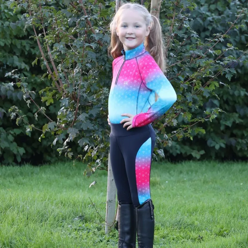 Dazzling Diamond Riding Tights by Little Rider - Navy