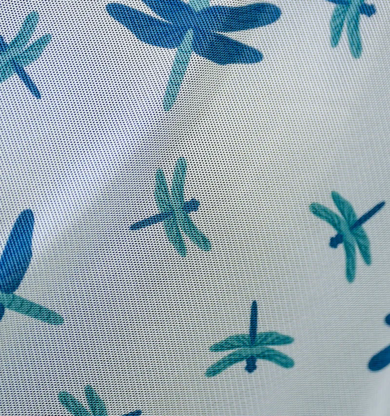 Horseware Amigo Bug Fly Rug - Dragonfly Print/Silver/Blue/Sage-2