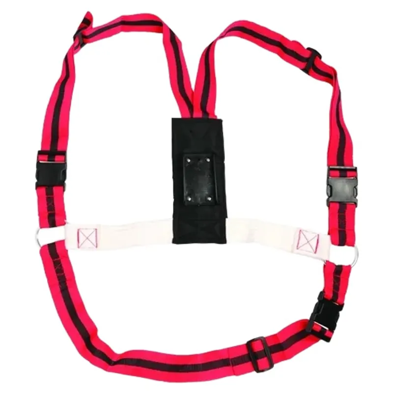 Agrimark Deluxe Anti-Chaffe Ram Harness - Red with Black Stripe-1