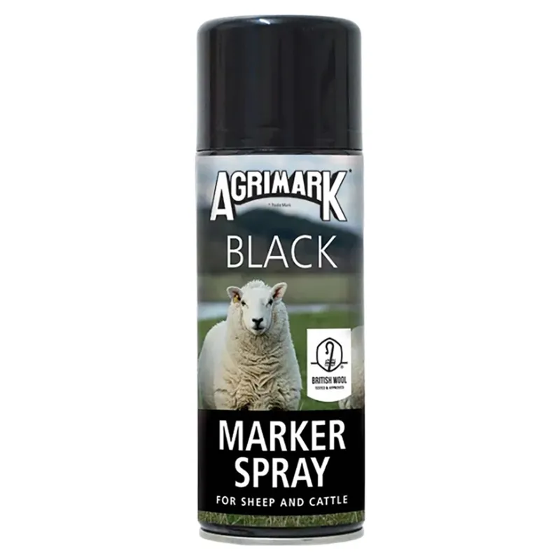 Agrimark Marker Spray 400ml - Black