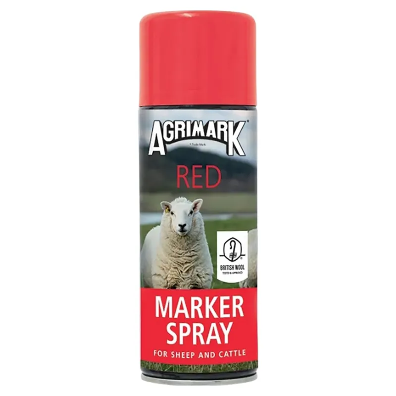 Agrimark Marker Spray 400ml - Red