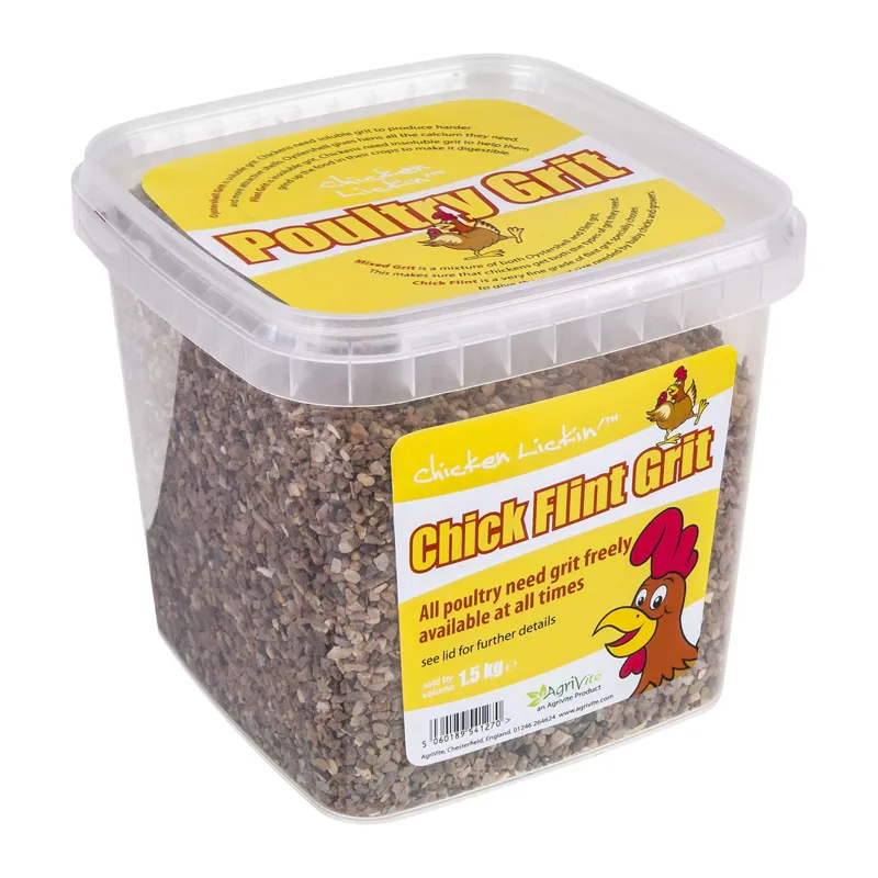 Agrivite Chicken Lickin' Chick Flint Grit - 1.5kg