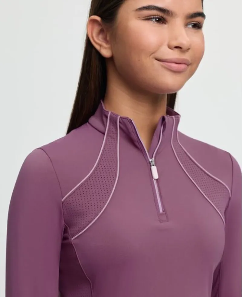 LeMieux Young Rider Airflow Base Layer - Mallow-1