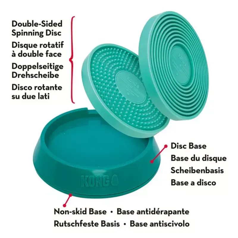 KONG Licks Spinz - Blue-4