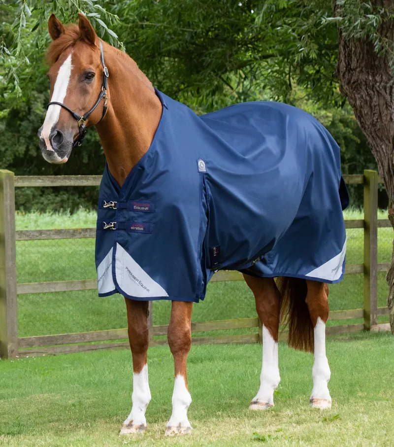 Premier Equine Akoni 0g Original Turnout Rug - Navy