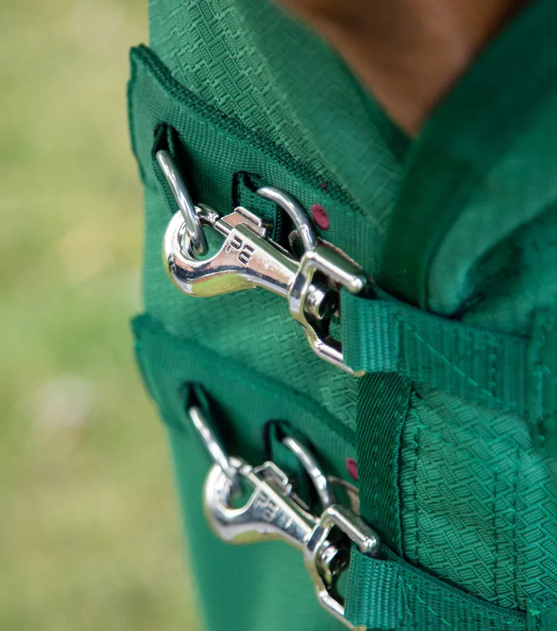 Premier Equine Akoni 0g Original Turnout Rug - Green-2