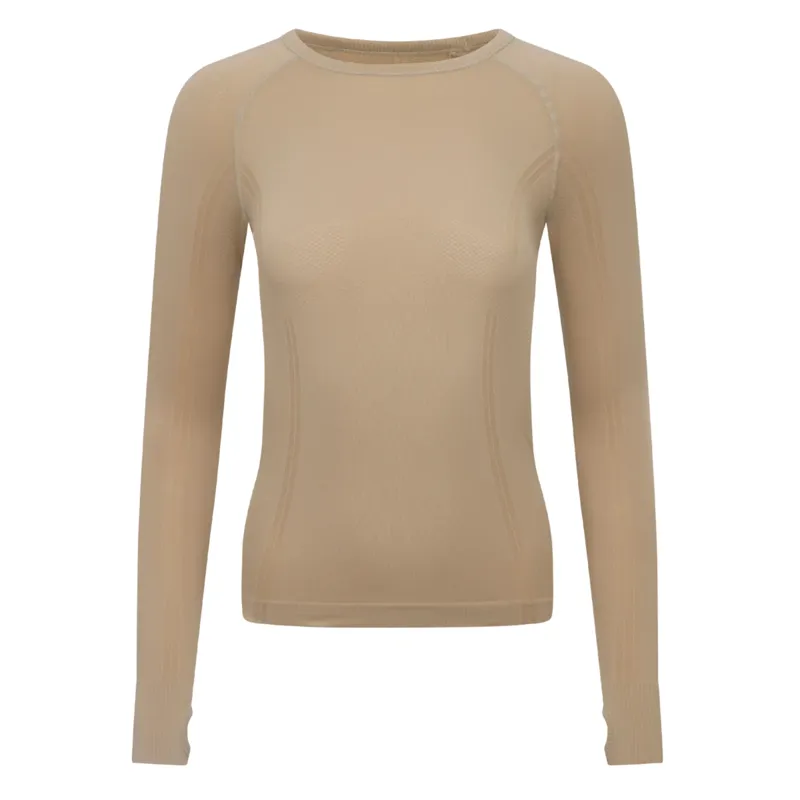 LeMieux Britney Seamless Long Sleeve Top - Almond