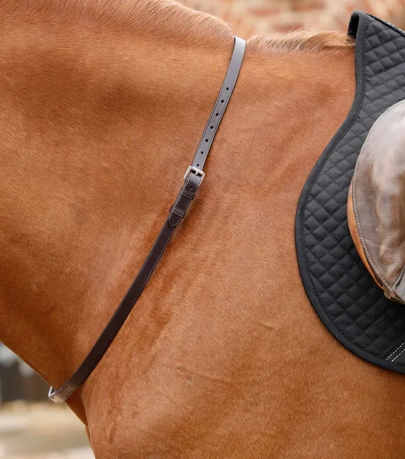 Premier Equine Altino Horse Neck Strap - Brown - Full-2