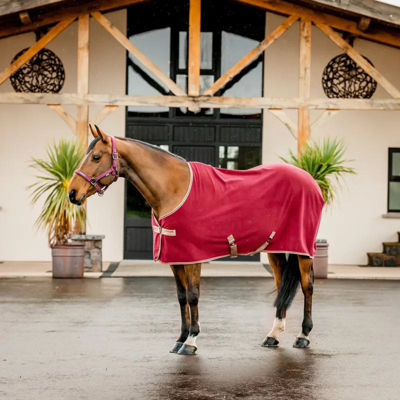 Horseware Amigo Fleece Cooler - Mulberry/Taupe