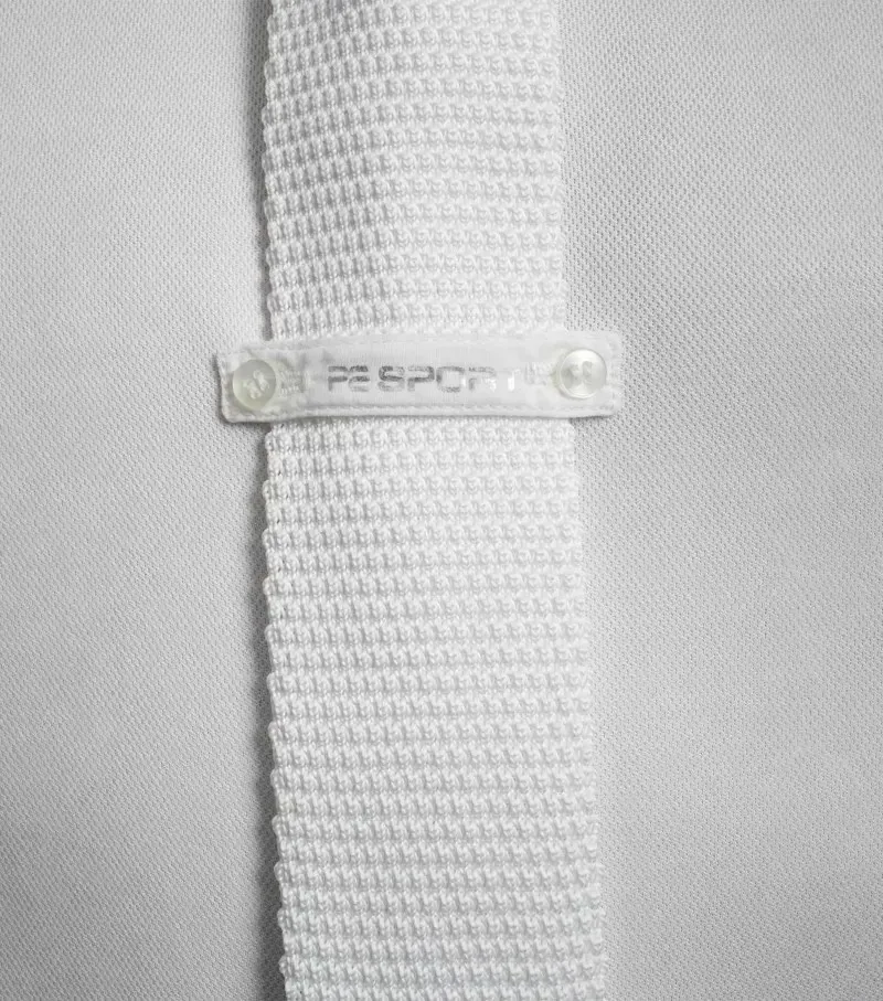 Premier Equine Men's Antonio Short Sleeve Show Shirt - White-8
