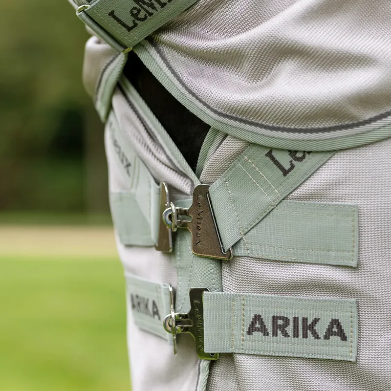 LeMieux Arika Armour-Tek Fly Rug - Stone-3