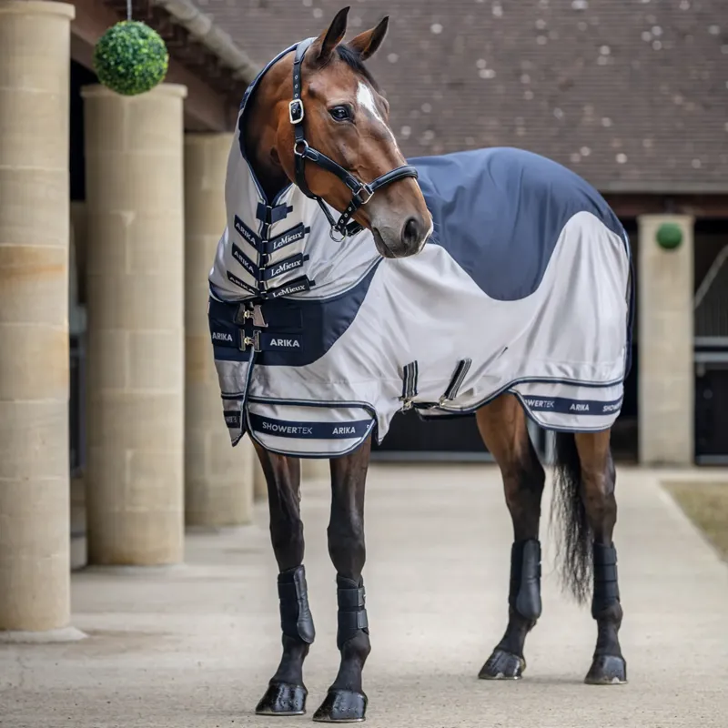 LeMieux Arika Shower-Tek Fly Rug - Navy-1