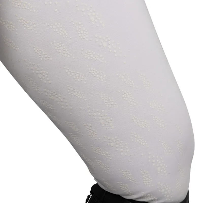 Hy Equestrian Roka Reign Riding Tights - White-3