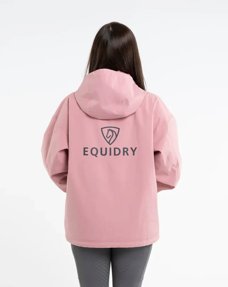 EQUIDRY Women's Waterproof Storm Smock - Pale Pink-3