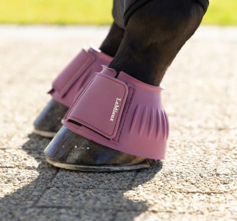 LeMieux Rubber Bell Boots - Mallow-1