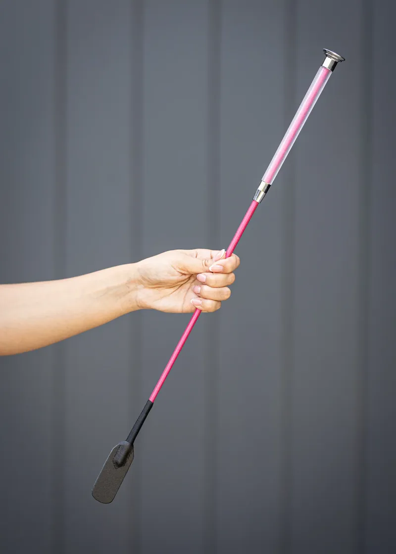 Woof Wear Gel Fusion Riding Whip - Berry 60cm-1
