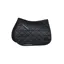 WeatherBeeta Satin Luxe Air-Tec Euro Jump Shaped Saddle Pad - Black