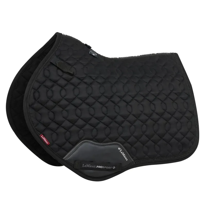 LeMieux Crystal Suede Close Contact Square - Black