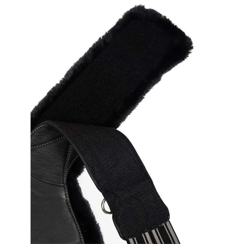 LeMieux Arika Simuwool Contoured Dressage Girth - Black-2