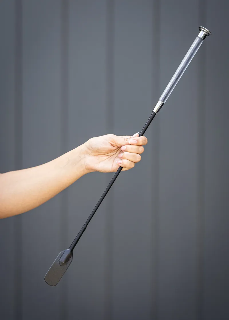 Woof Wear Gel Fusion Riding Whip - Black 60cm-1